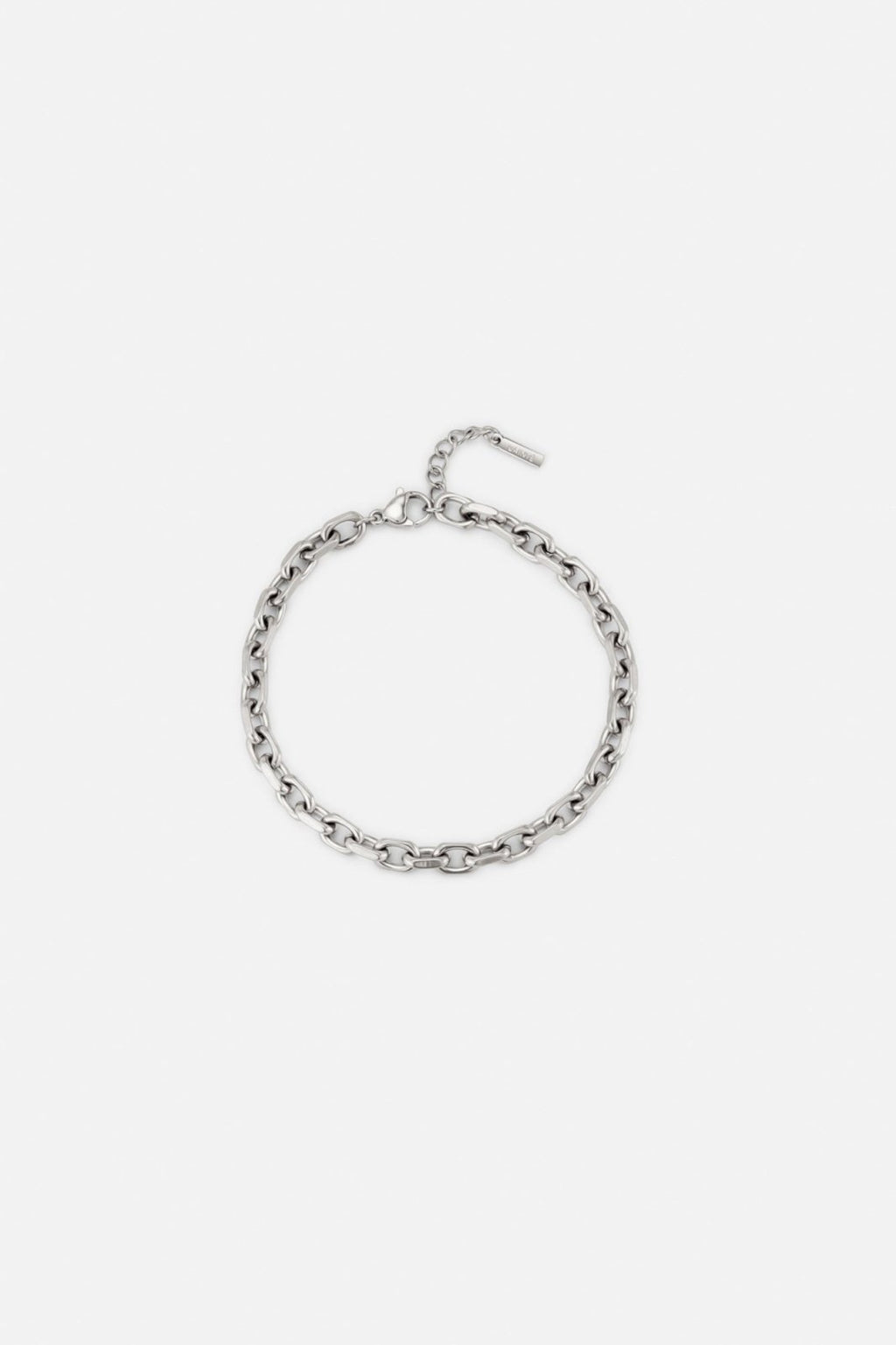 Anchor 5 mm Heren Ankerarmband zilverkleurig roestvrij staal - foto 1