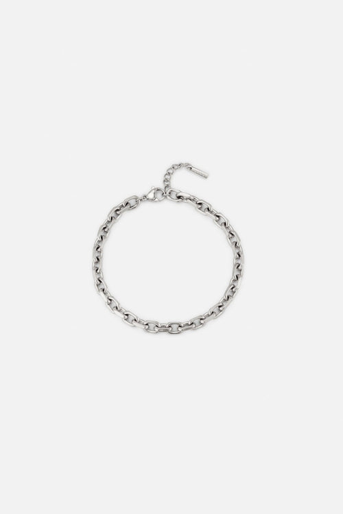 Anchor 5 mm Heren Ankerarmband zilverkleurig roestvrij staal - foto 1