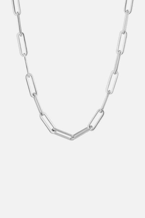 Boa Heren Schakelketting zilverkleurig roestvrij staal - foto 1