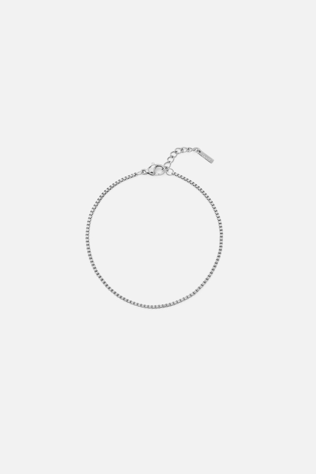 Box 1,5 mm Heren Venetiaanse Armband zilverkleurig roestvrij staal - foto 1