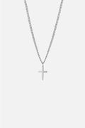 Cross Heren Kruisketting zilverkleurig roestvrij staal - foto 1