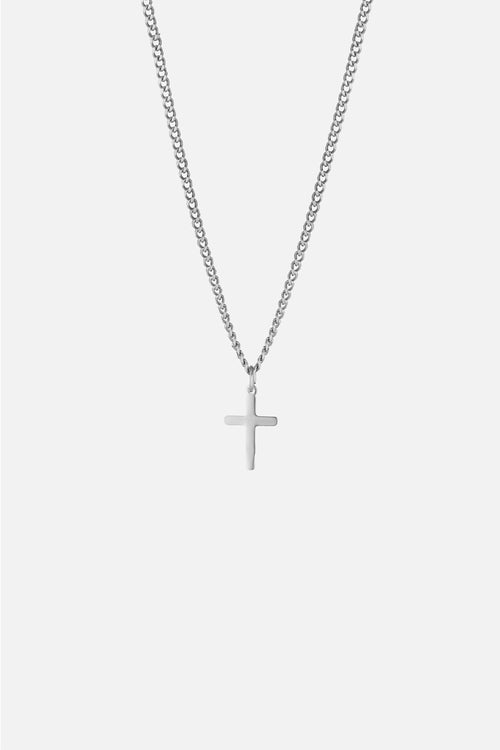 Cross Heren Kruisketting zilverkleurig roestvrij staal - foto 1