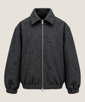 Heren Herfst Winter Bomberjack met Overhemdkraag – afbeelding 2