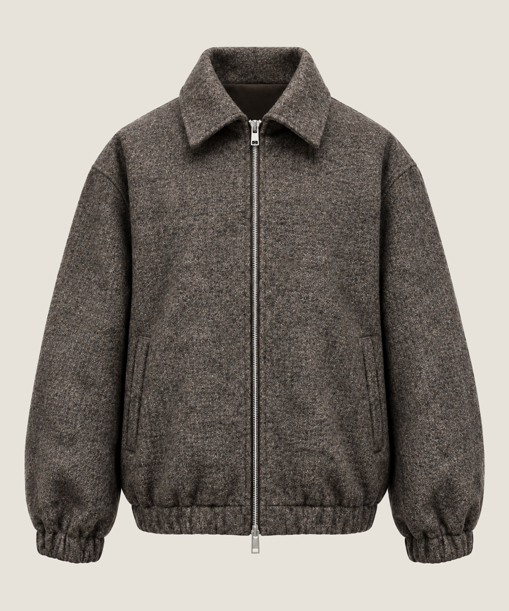 Heren Herfst Winter Bomberjack met Overhemdkraag – afbeelding 7