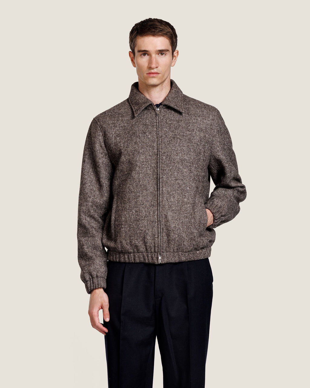 Heren Herfst Winter Bomberjack met Overhemdkraag – afbeelding 8