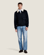 Heren Herfst Winter Bomberjack met Pluche Kraag en Klepzakken – afbeelding 6