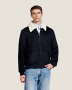 Heren Herfst Winter Bomberjack met Pluche Kraag en Klepzakken – afbeelding 8