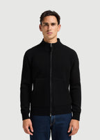 Heren Herfst Winter Fijngebreid Vest met Rits – afbeelding 1