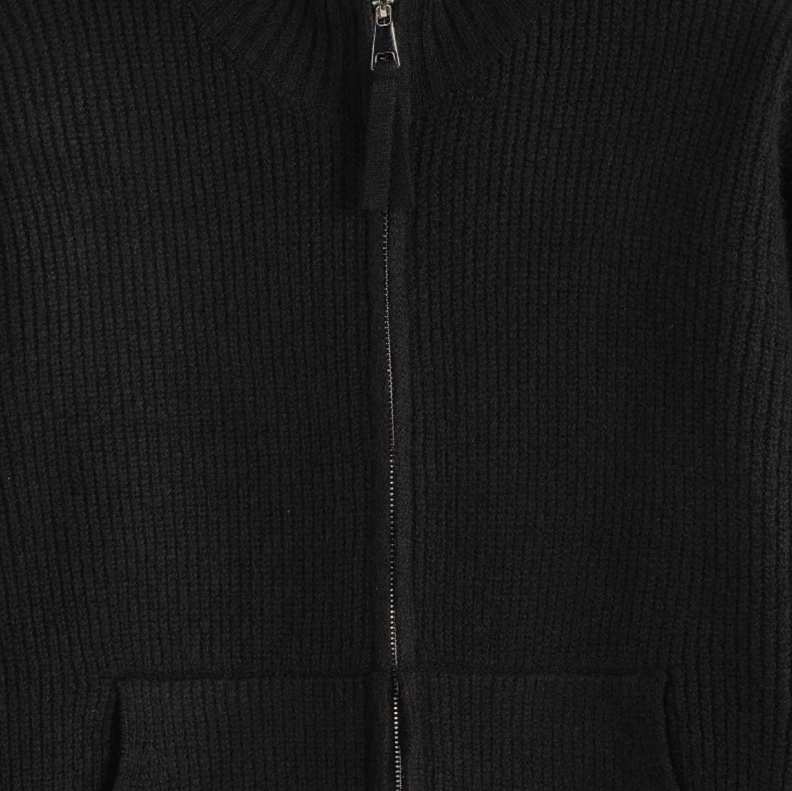 Heren Herfst Winter Fijngebreid Vest met Rits – afbeelding 4