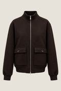 Heren Herfst Winter Jas met Hoge Kraag en Voorzakken – afbeelding 2