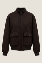 Heren Herfst Winter Jas met Hoge Kraag en Voorzakken – afbeelding 2