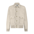 Heren Herfst Winter Jas met Lichte Voering in Taupe