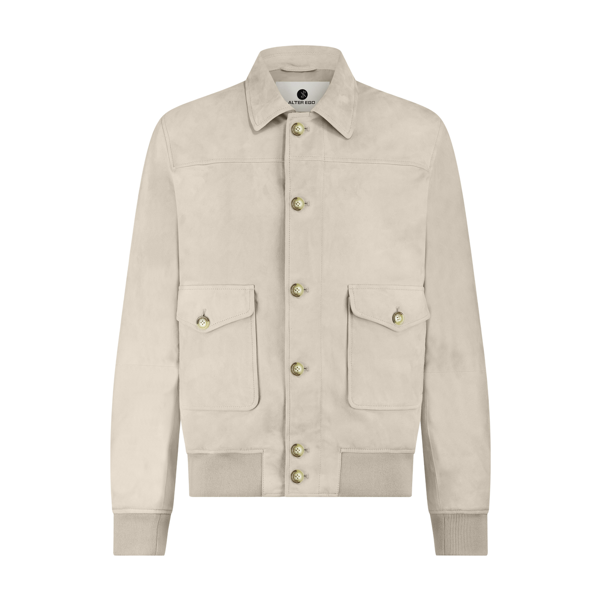Heren Herfst Winter Jas met Lichte Voering in Taupe