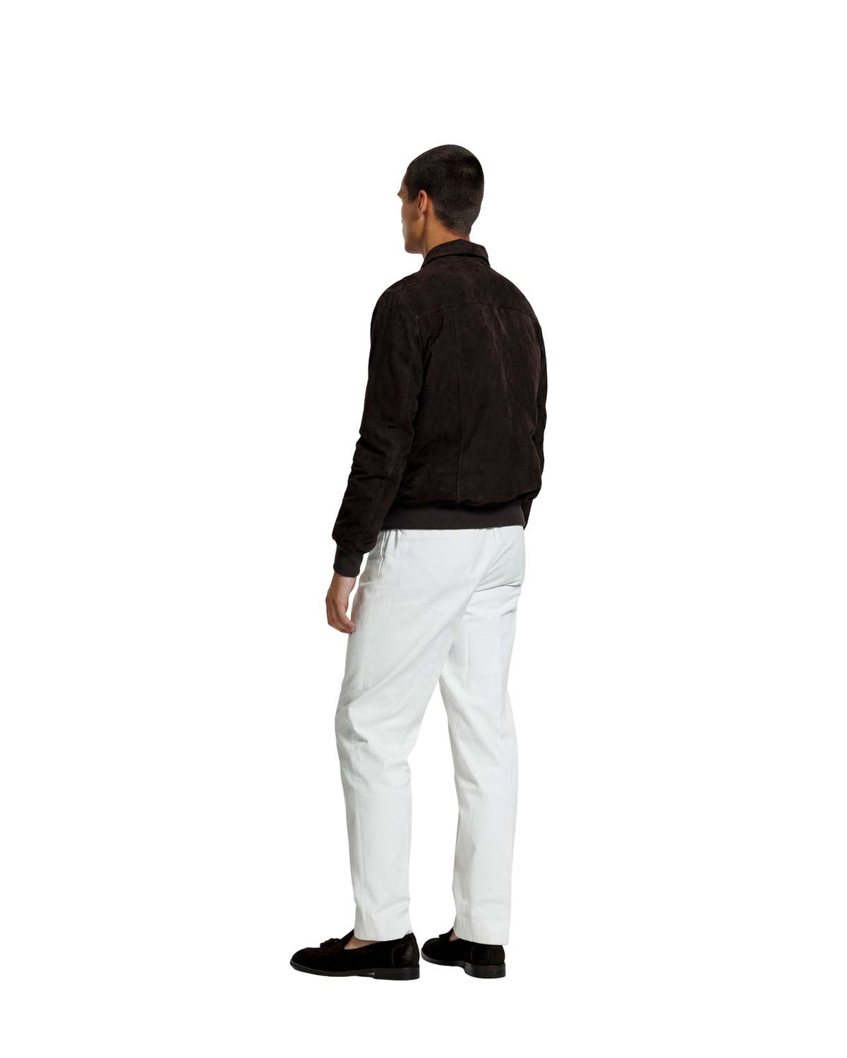 Heren Herfst Winter Jas met Lichte Voering in Koffiebruin – afbeelding 3