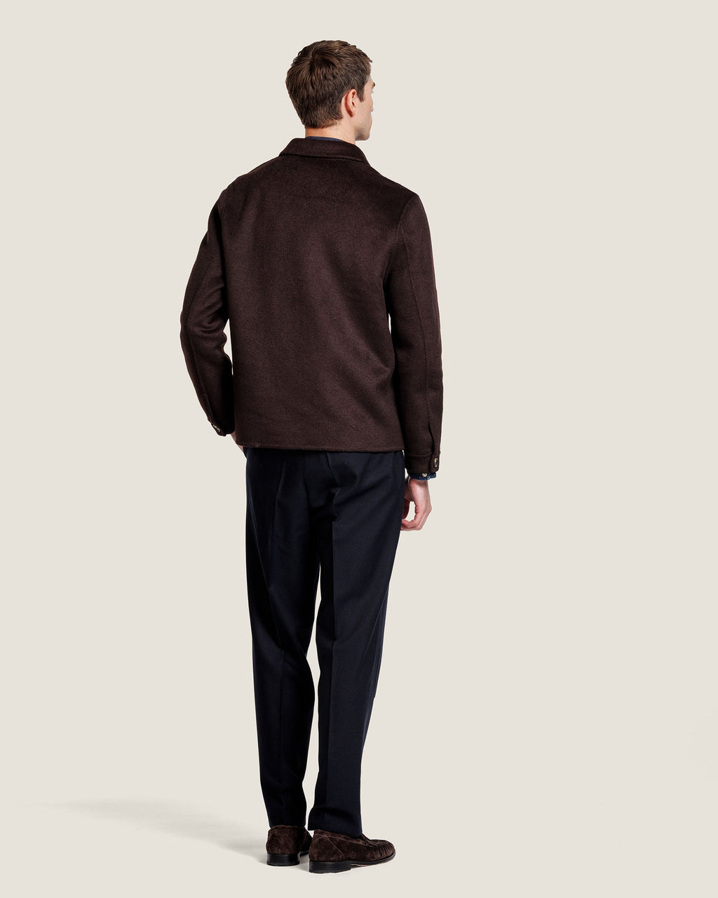 Heren Herfst Winter Jas met Rits en Verticale Naden – afbeelding 10