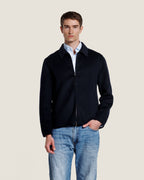 Heren Herfst Winter Jas met Rits en Verticale Naden – afbeelding 3
