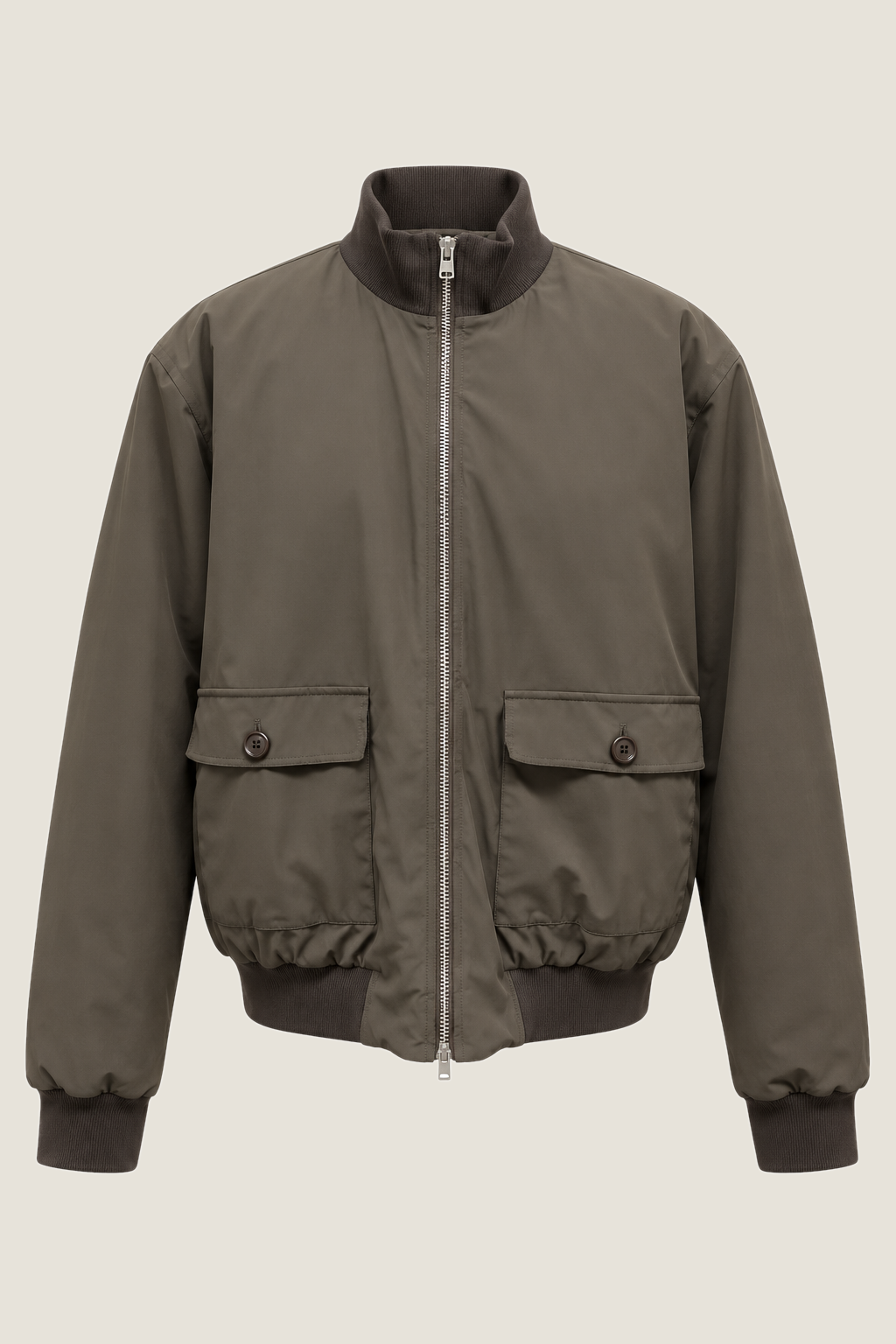 Heren Herfst Winter Jersey Jas met Losse Pasvorm – afbeelding 2