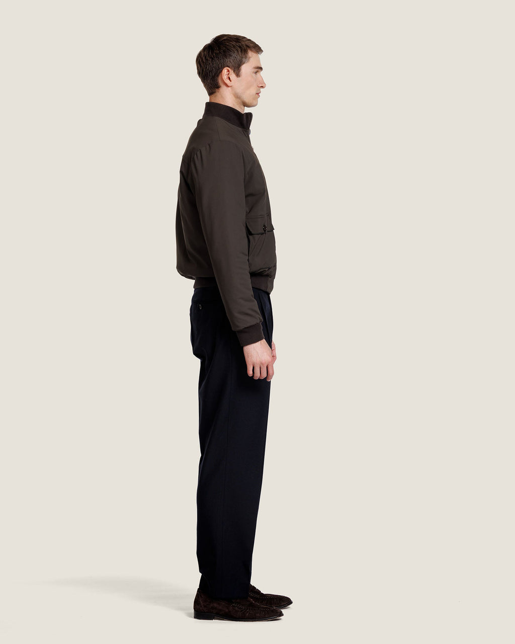Heren Herfst Winter Jersey Jas met Losse Pasvorm – afbeelding 4
