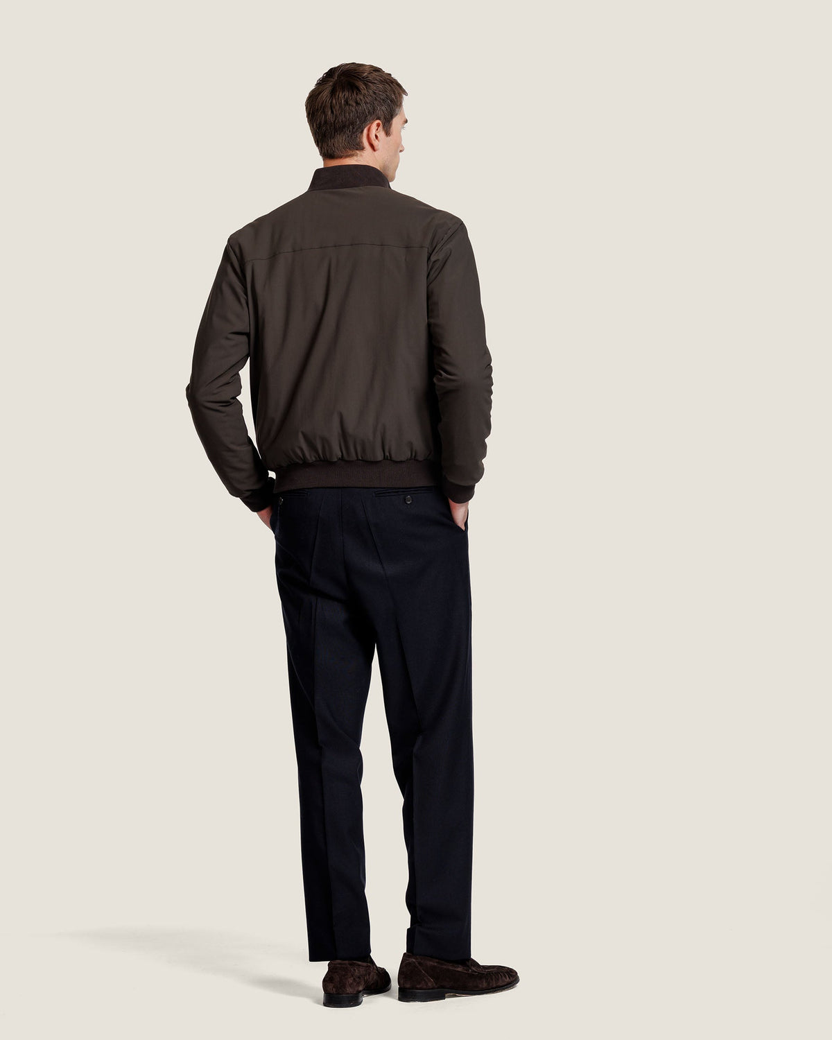 Heren Herfst Winter Jersey Jas met Losse Pasvorm – afbeelding 5