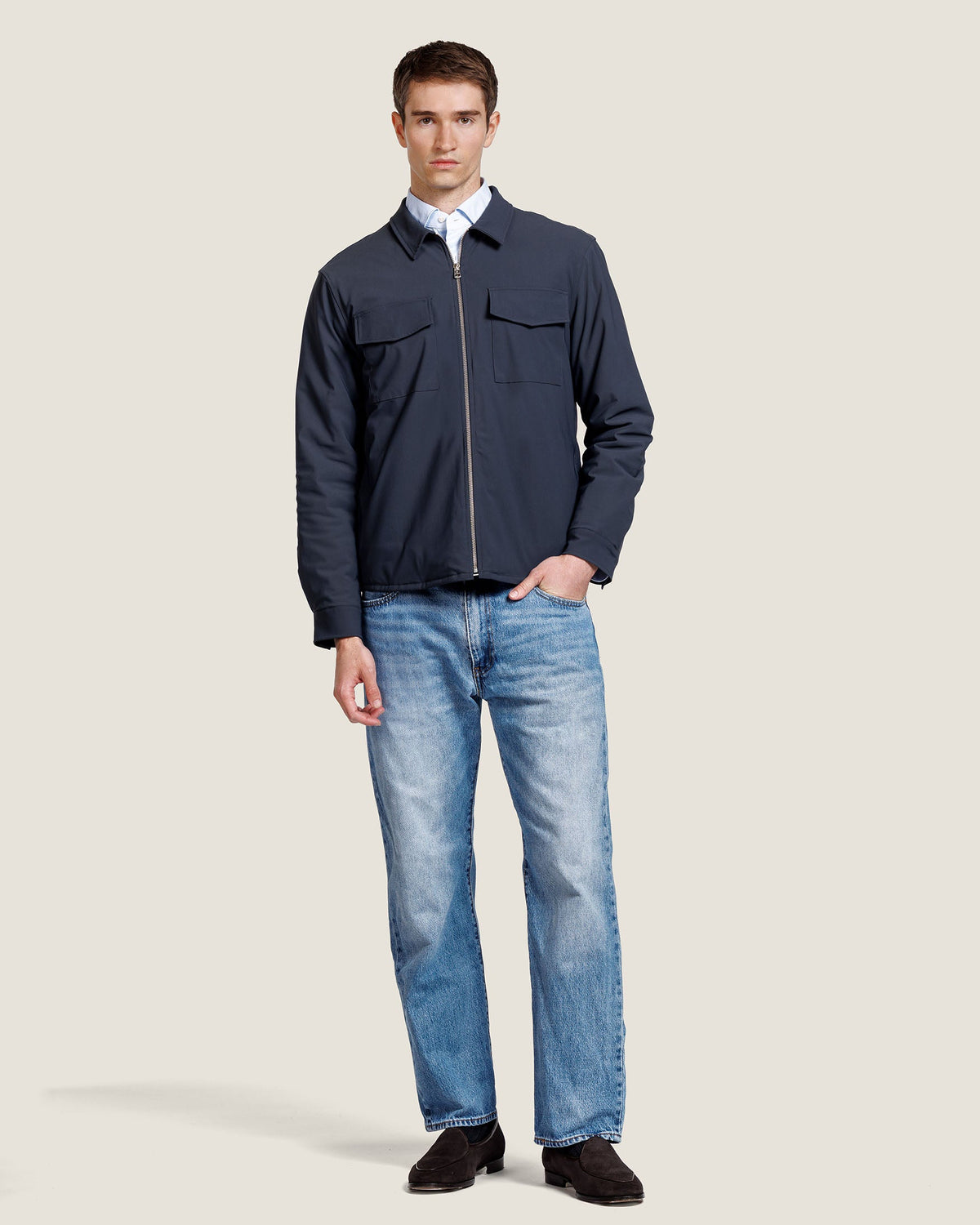 Heren Herfst Winter Jersey Overshirt – afbeelding 12