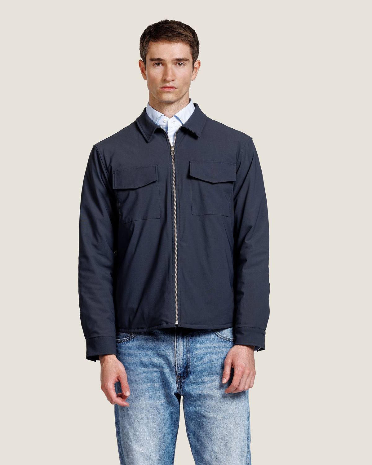 Heren Herfst Winter Jersey Overshirt – afbeelding 13
