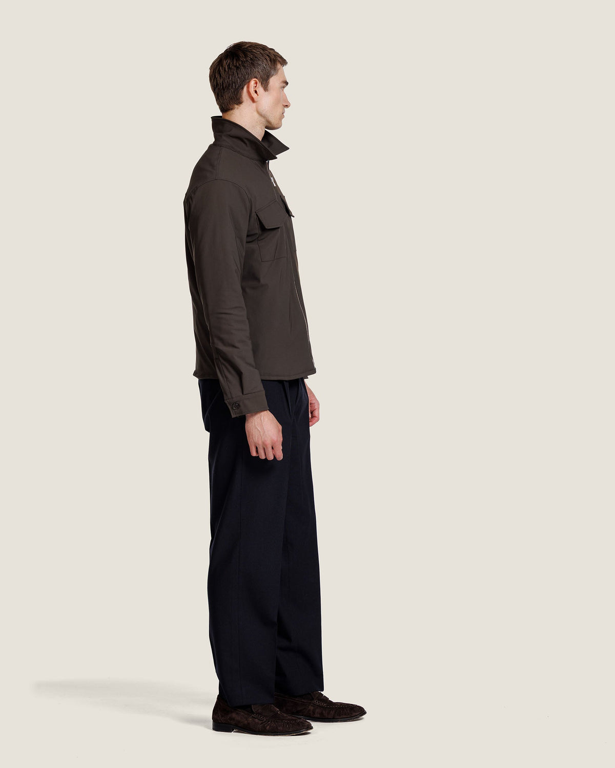 Heren Herfst Winter Jersey Overshirt – afbeelding 4