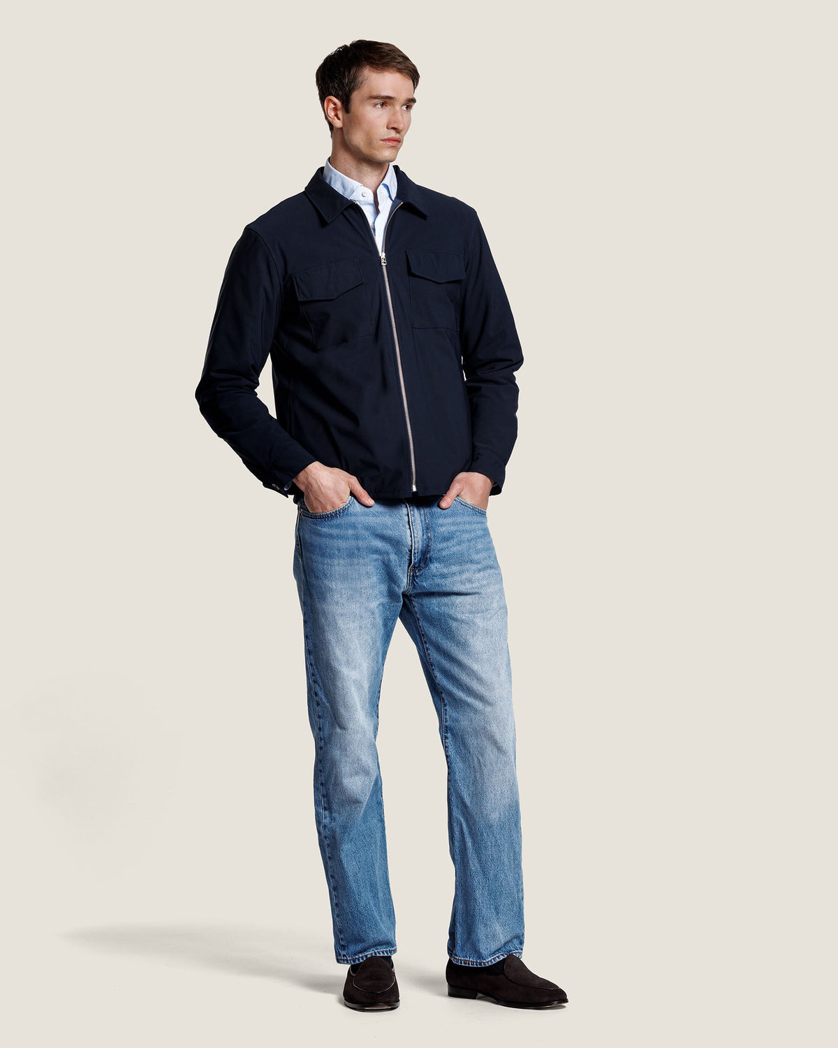 Heren Herfst Winter Jersey Overshirt – afbeelding 7
