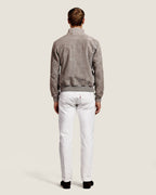 Heren Herfst Winter Licht Bomberjack met Subtiele Zakken in Duifgrijs – afbeelding 5