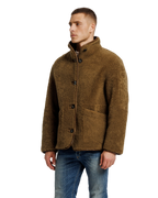 Heren Herfst Winter Omkeerbare Jas met Krulstructuur in Aardebruin – afbeelding 6