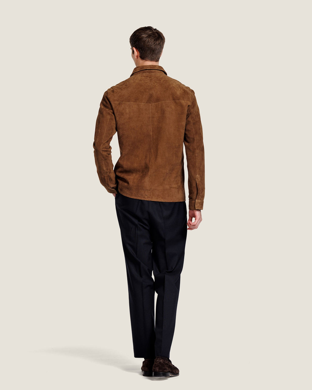 Heren Herfst Winter Overshirt met Elegante Pasvorm – afbeelding 19