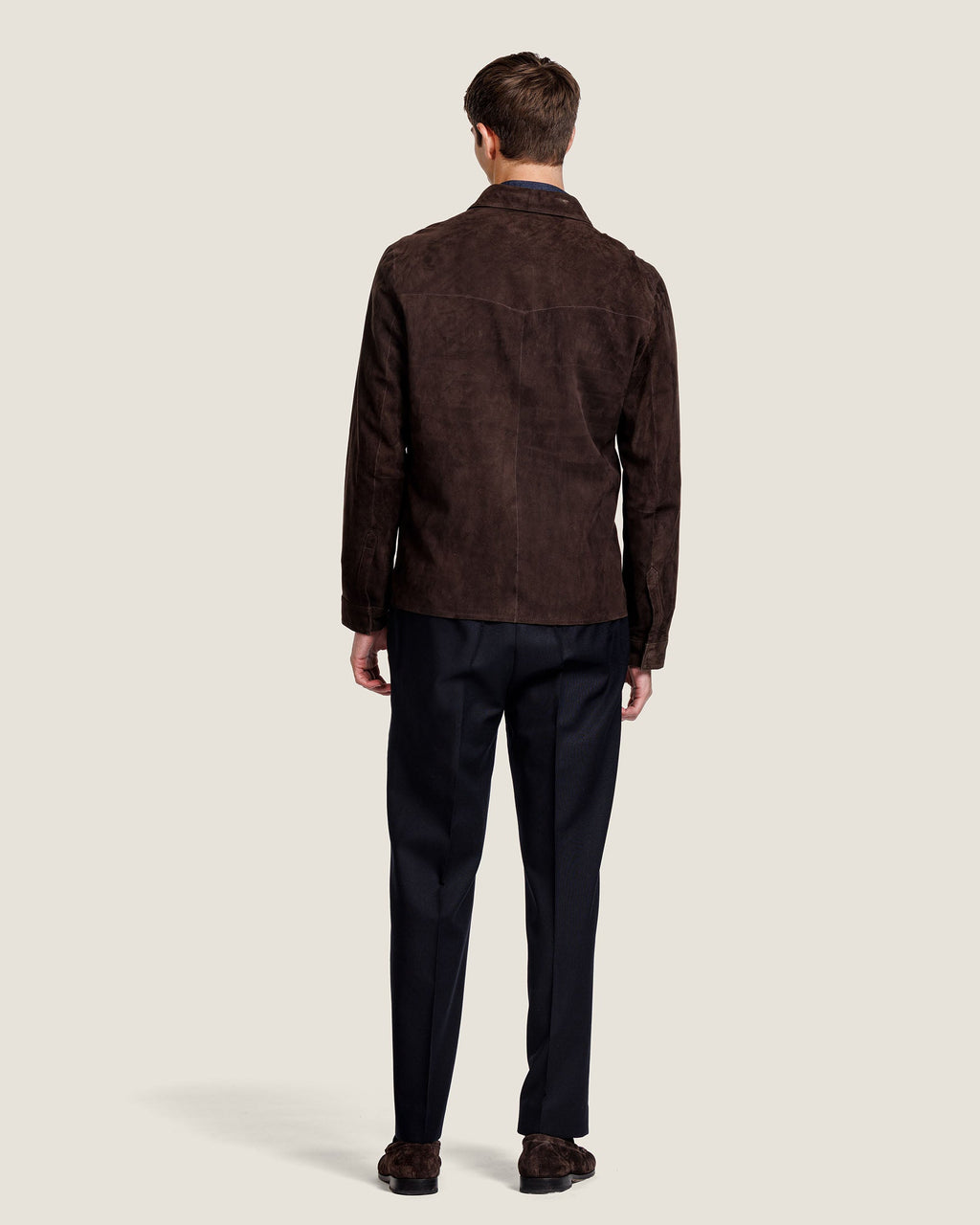 Heren Herfst Winter Overshirt met Elegante Pasvorm – afbeelding 5