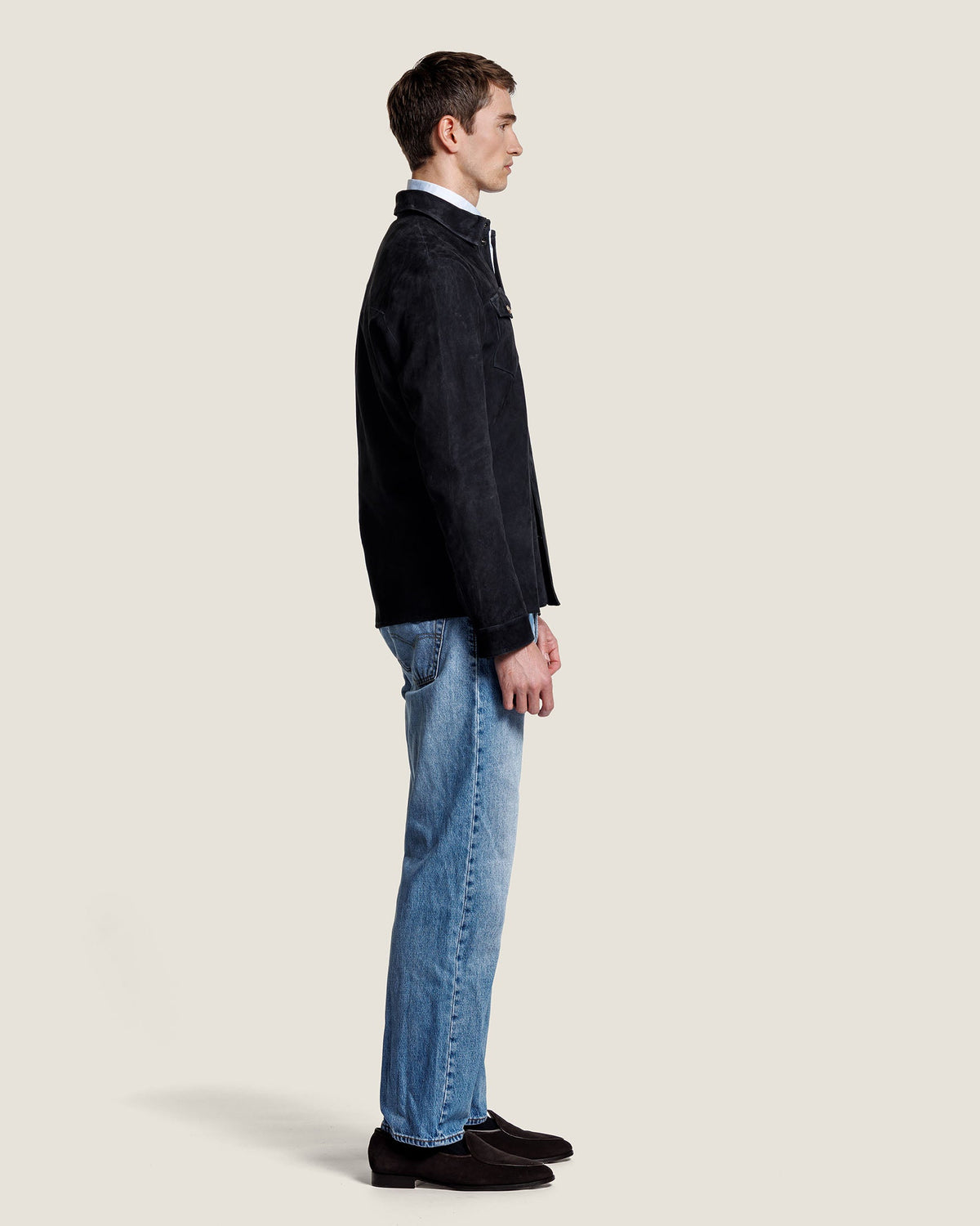 Heren Herfst Winter Overshirt met Elegante Pasvorm – afbeelding 9